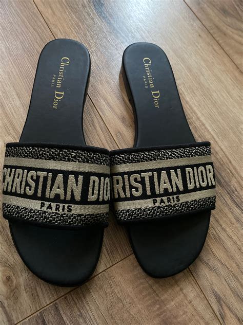 christian dior schlappen sale|christian dior suede shoes.